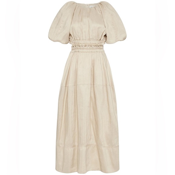 Aje Euphoria Cutout Dress - Stone - Picture 3 of 8